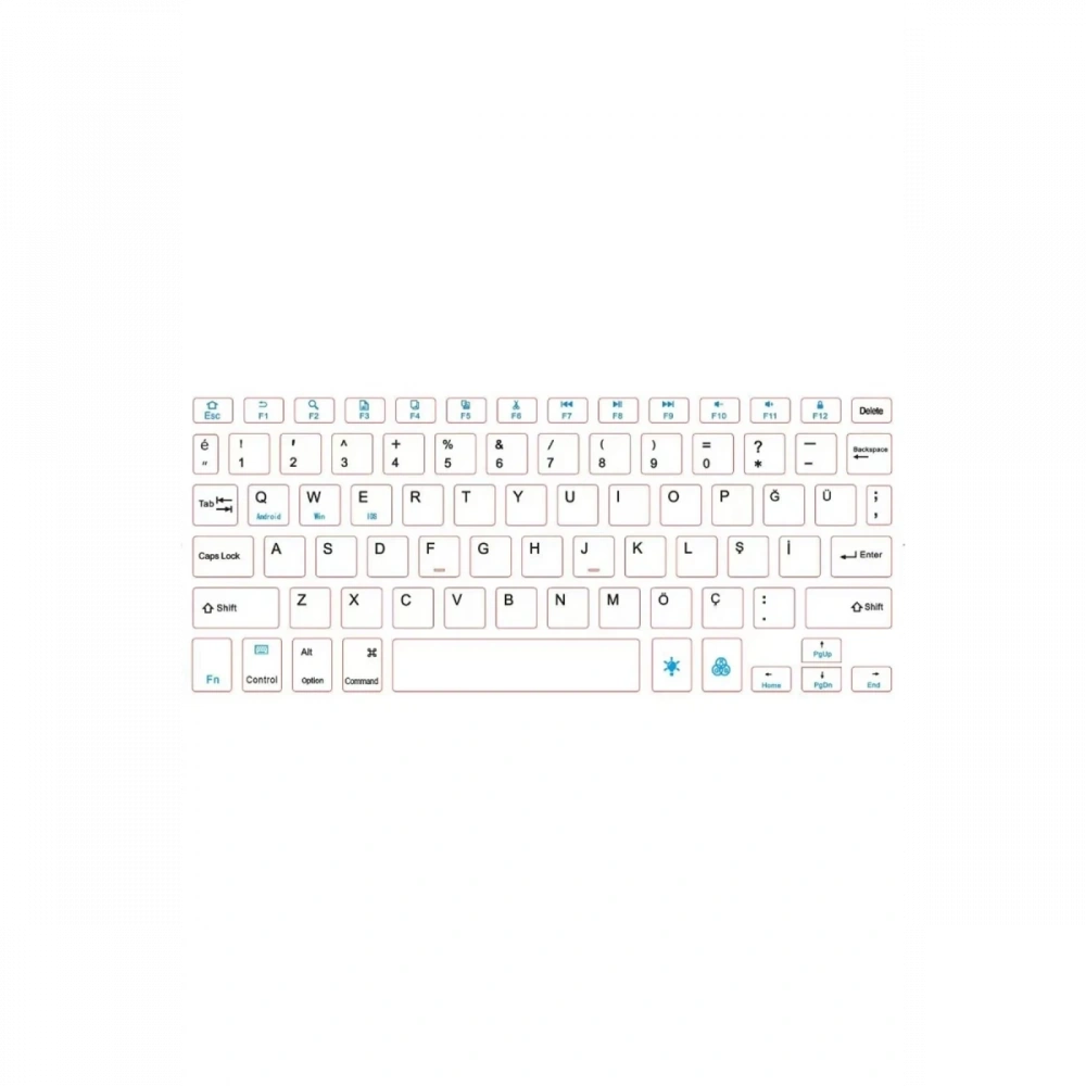 KILIFINI SEÇ - KYB71 Kablosuz Türkçe Q Klavye Mouse Set