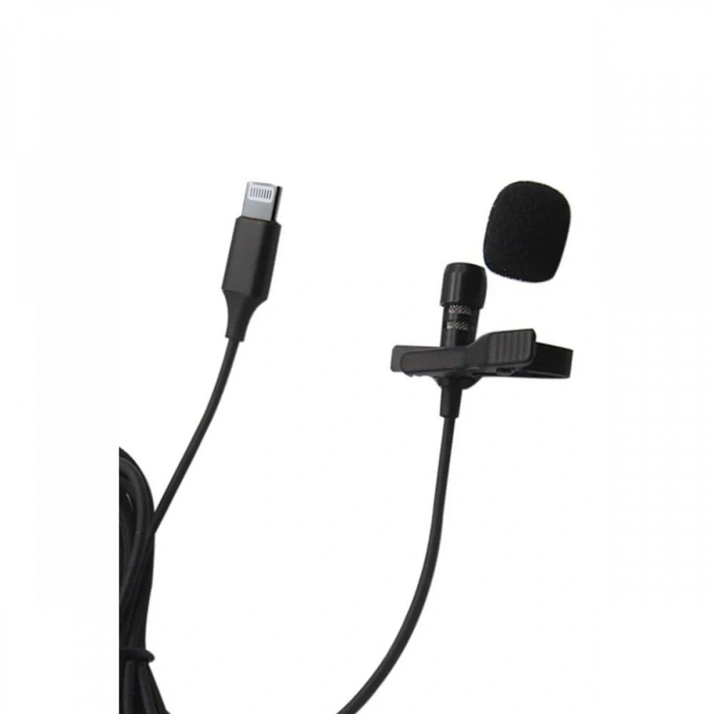 Newface Lightning 2 Metre Double Mikrofon - Siyah