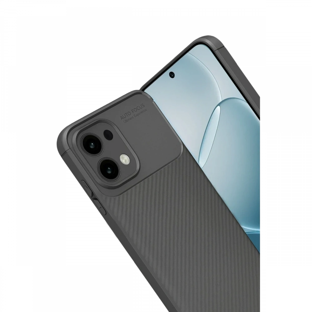 Newface Oppo A6 Pro 4G Auto Focus Karbon Kapak