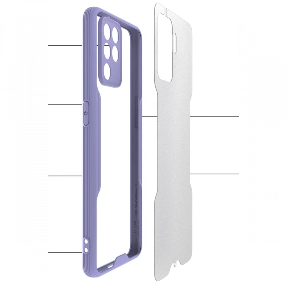 KILIFINI SEÇ - Oppo Reno 5 Lite Kılıf Platin Silikon