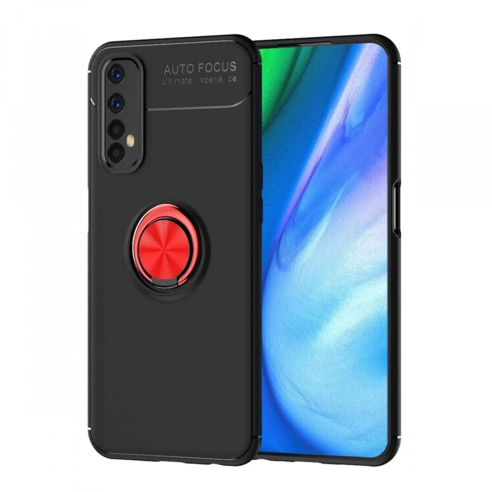 KILIFINI SEÇ - Realme 7 Kılıf Range Yüzüklü Silikon