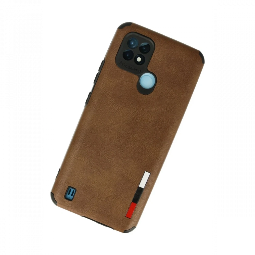 KILIFINI SEÇ - Realme C21 Kılıf Loop Deri Silikon