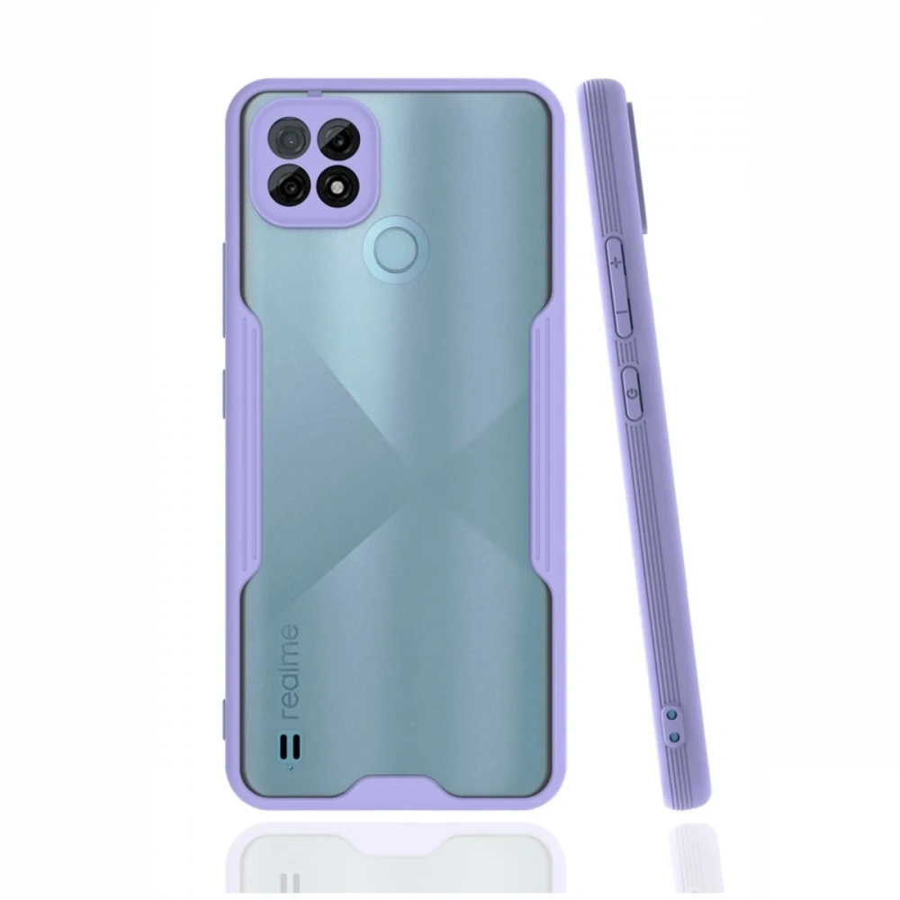 KILIFINI SEÇ - Realme C21 Kılıf Platin Silikon