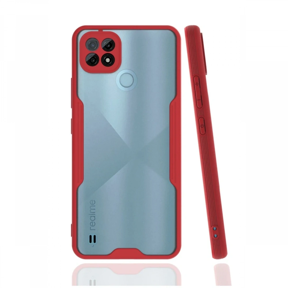 KILIFINI SEÇ - Realme C21 Kılıf Platin Silikon