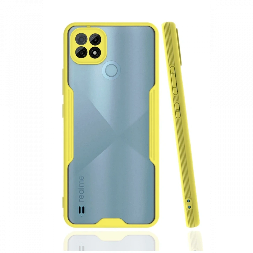 KILIFINI SEÇ - Realme C21 Kılıf Platin Silikon
