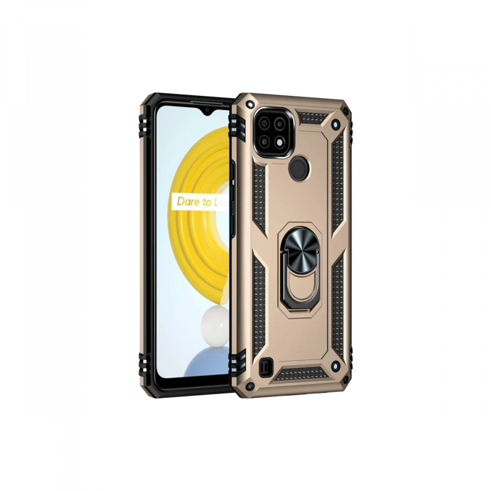 KILIFINI SEÇ - Realme C21 Kılıf Sofya Yüzüklü Silikon Kapak