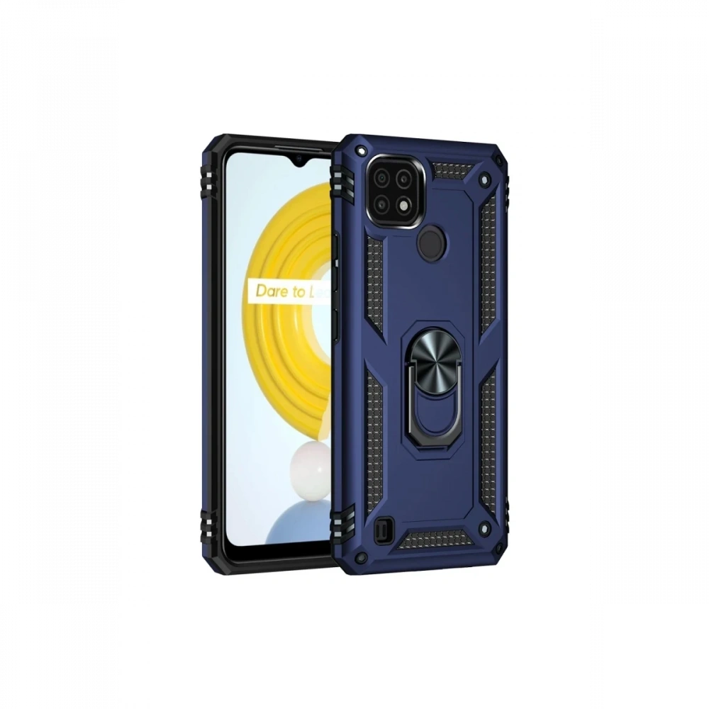 KILIFINI SEÇ - Realme C21 Kılıf Sofya Yüzüklü Silikon Kapak