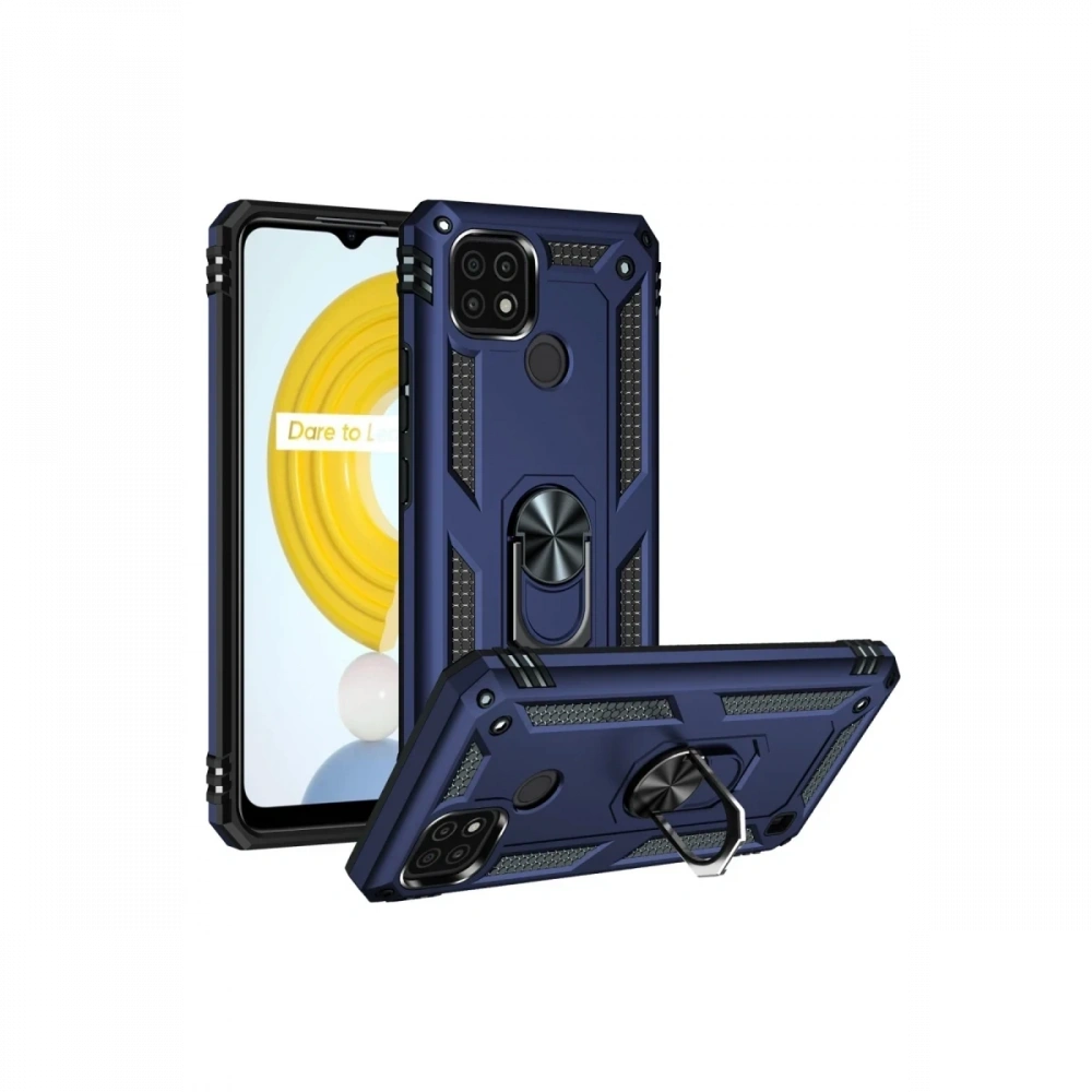 KILIFINI SEÇ - Realme C21 Kılıf Sofya Yüzüklü Silikon Kapak