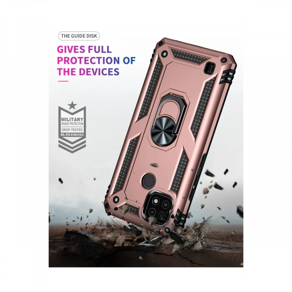 KILIFINI SEÇ - Realme C21 Kılıf Sofya Yüzüklü Silikon Kapak