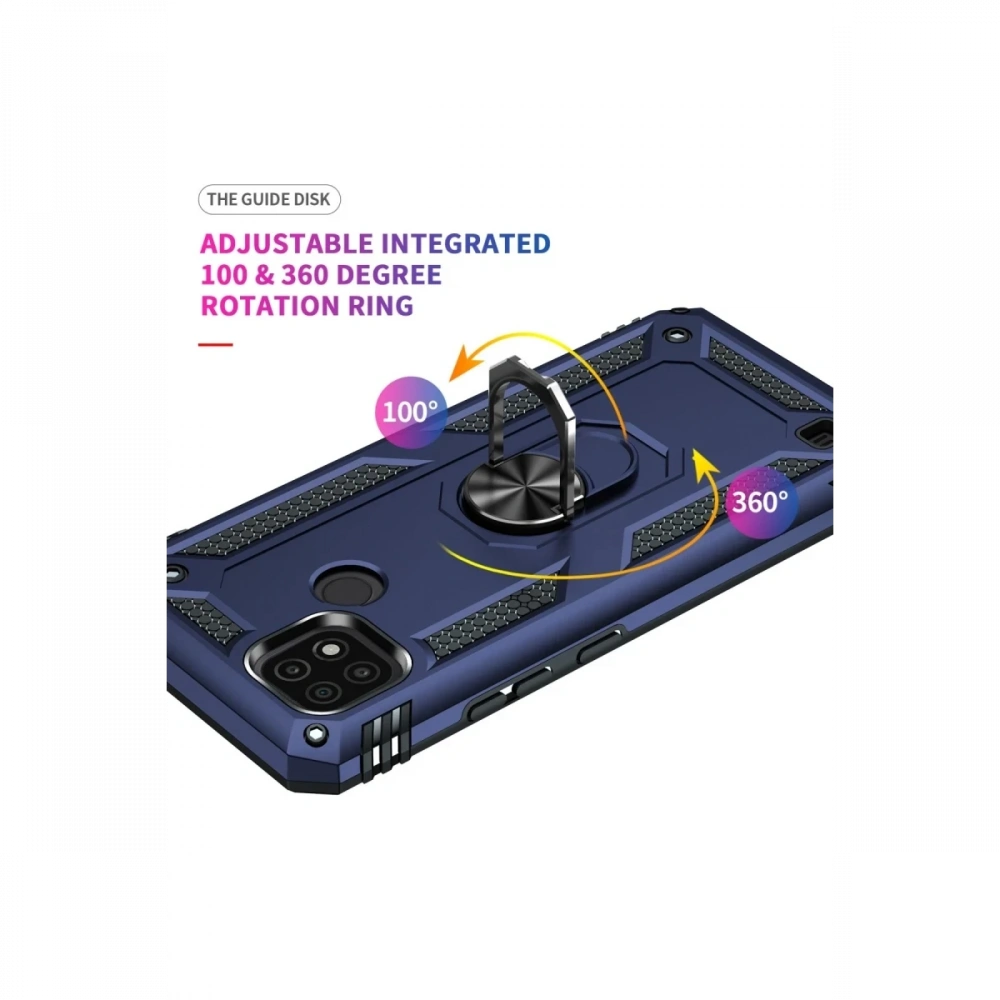 KILIFINI SEÇ - Realme C21 Kılıf Sofya Yüzüklü Silikon Kapak
