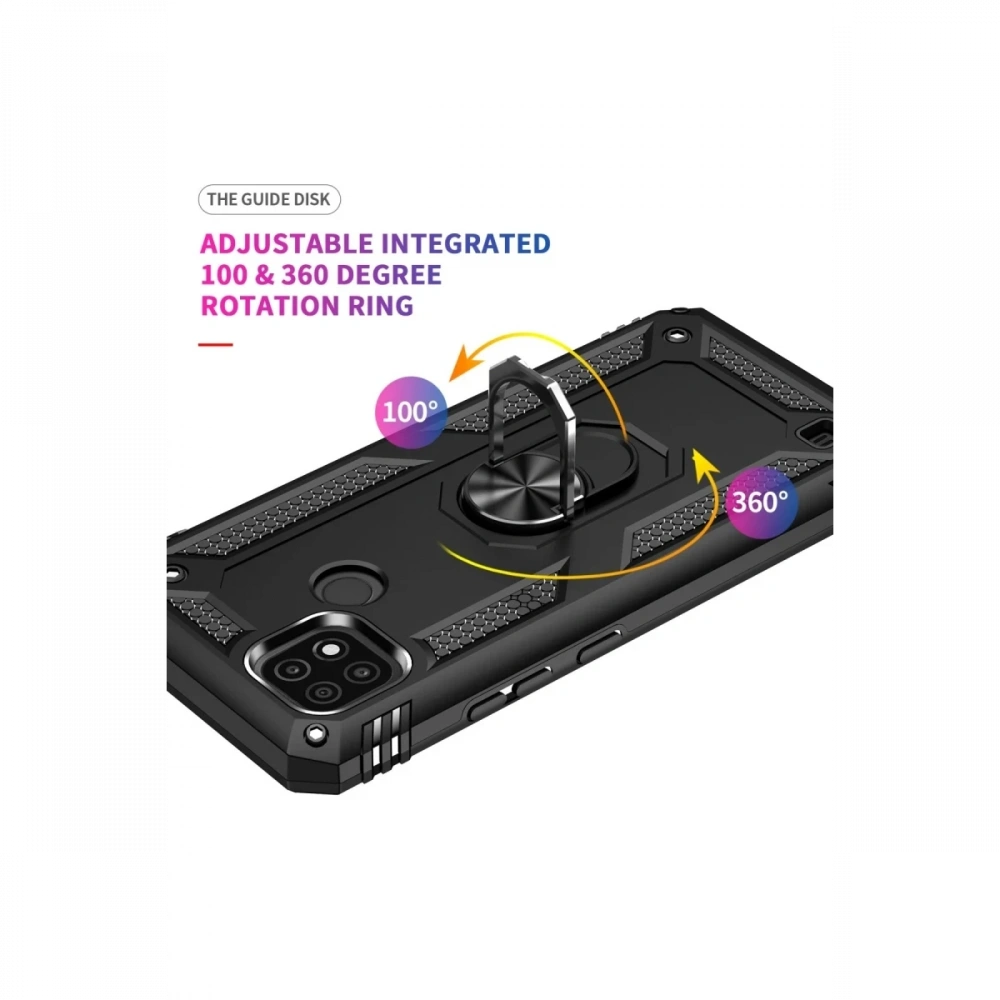 KILIFINI SEÇ - Realme C21 Kılıf Sofya Yüzüklü Silikon Kapak