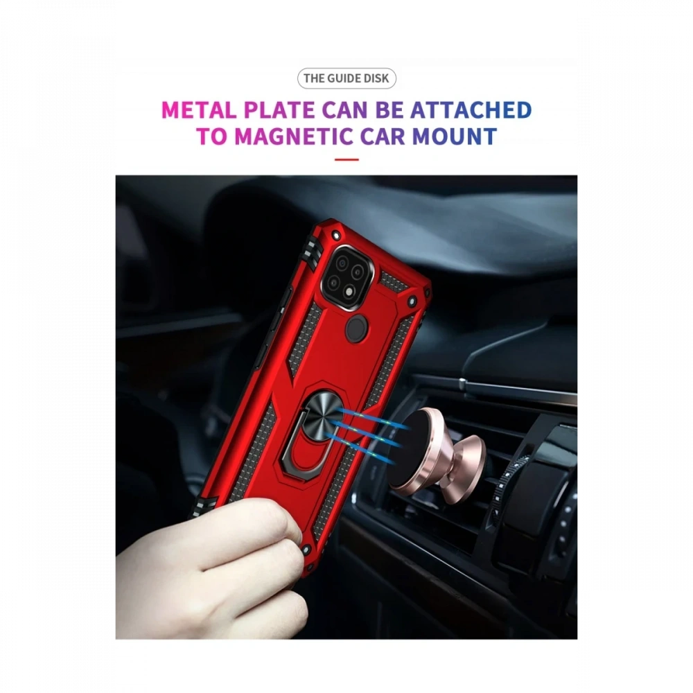 KILIFINI SEÇ - Realme C21 Kılıf Sofya Yüzüklü Silikon Kapak