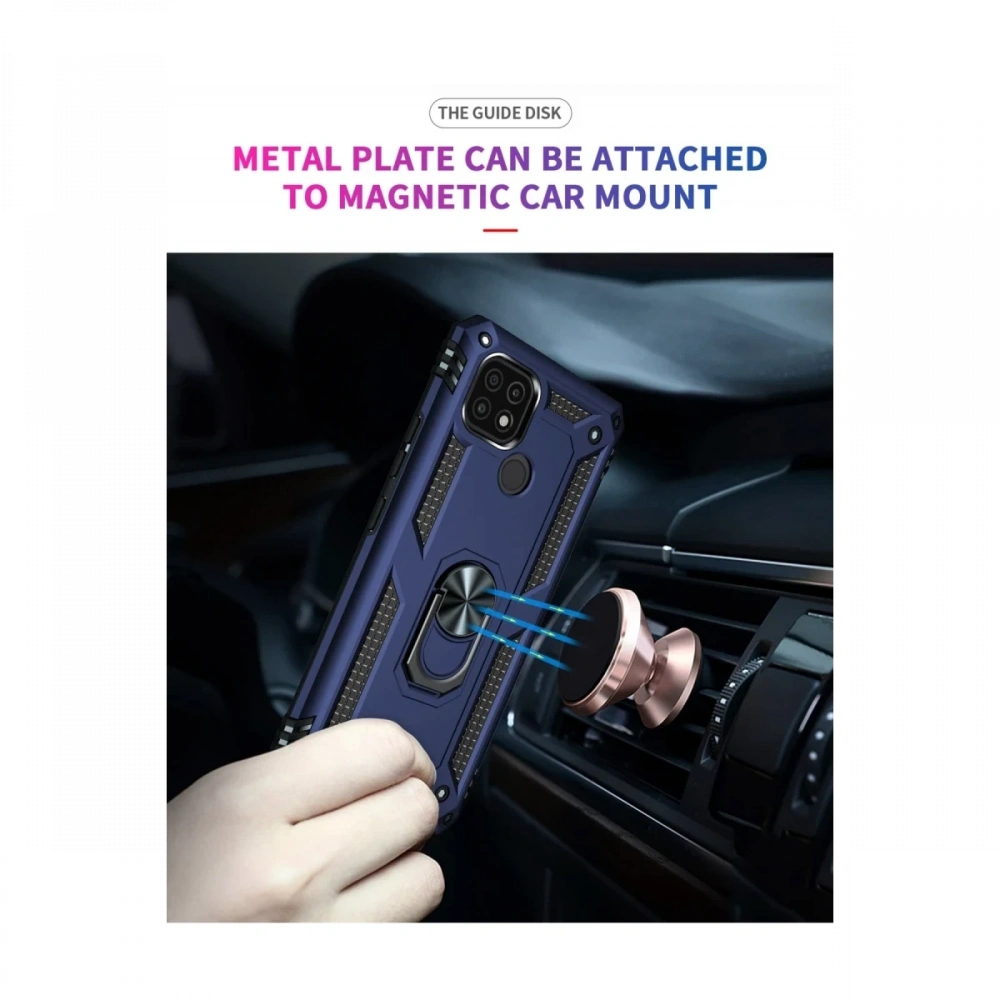 KILIFINI SEÇ - Realme C21 Kılıf Sofya Yüzüklü Silikon Kapak