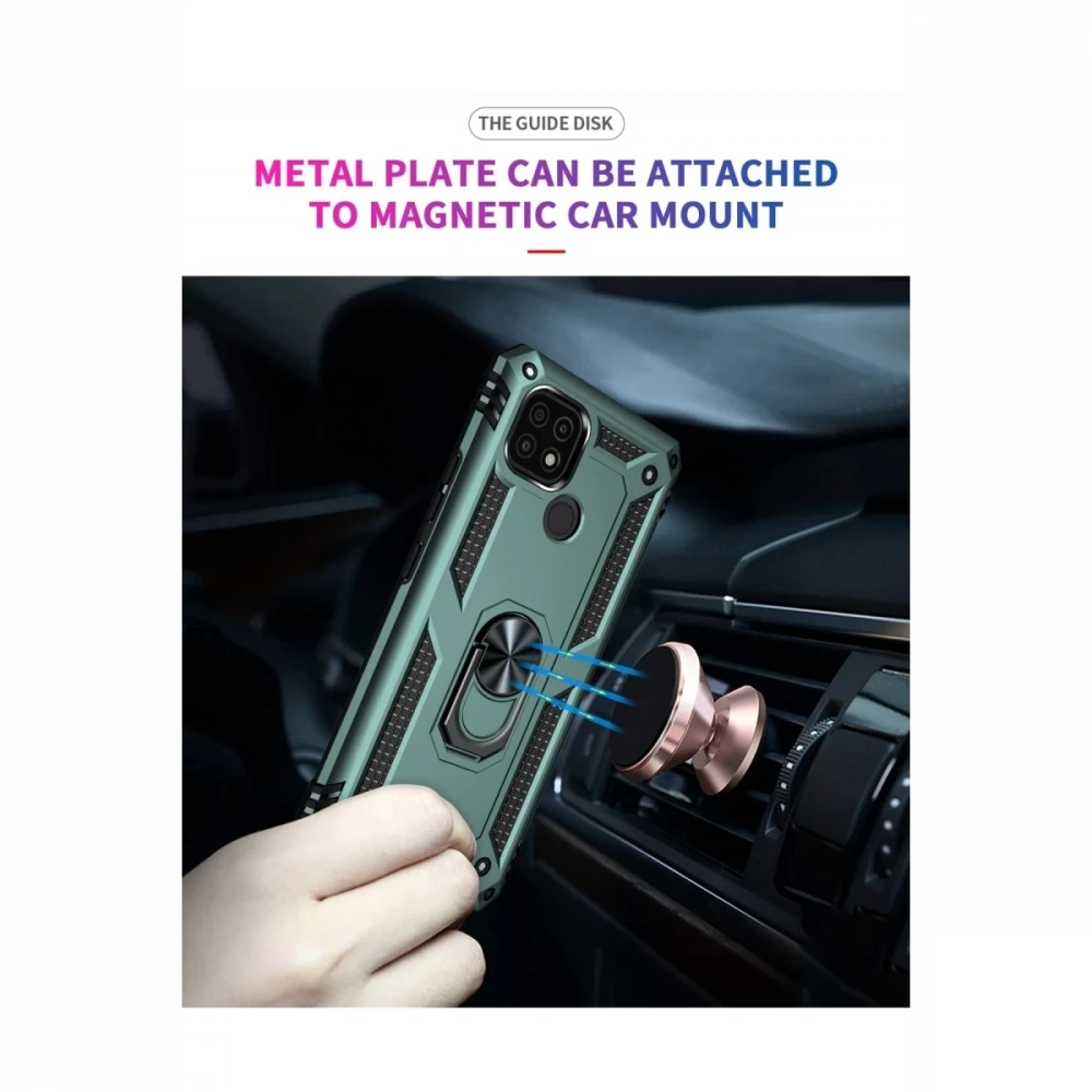 KILIFINI SEÇ - Realme C21 Kılıf Sofya Yüzüklü Silikon Kapak