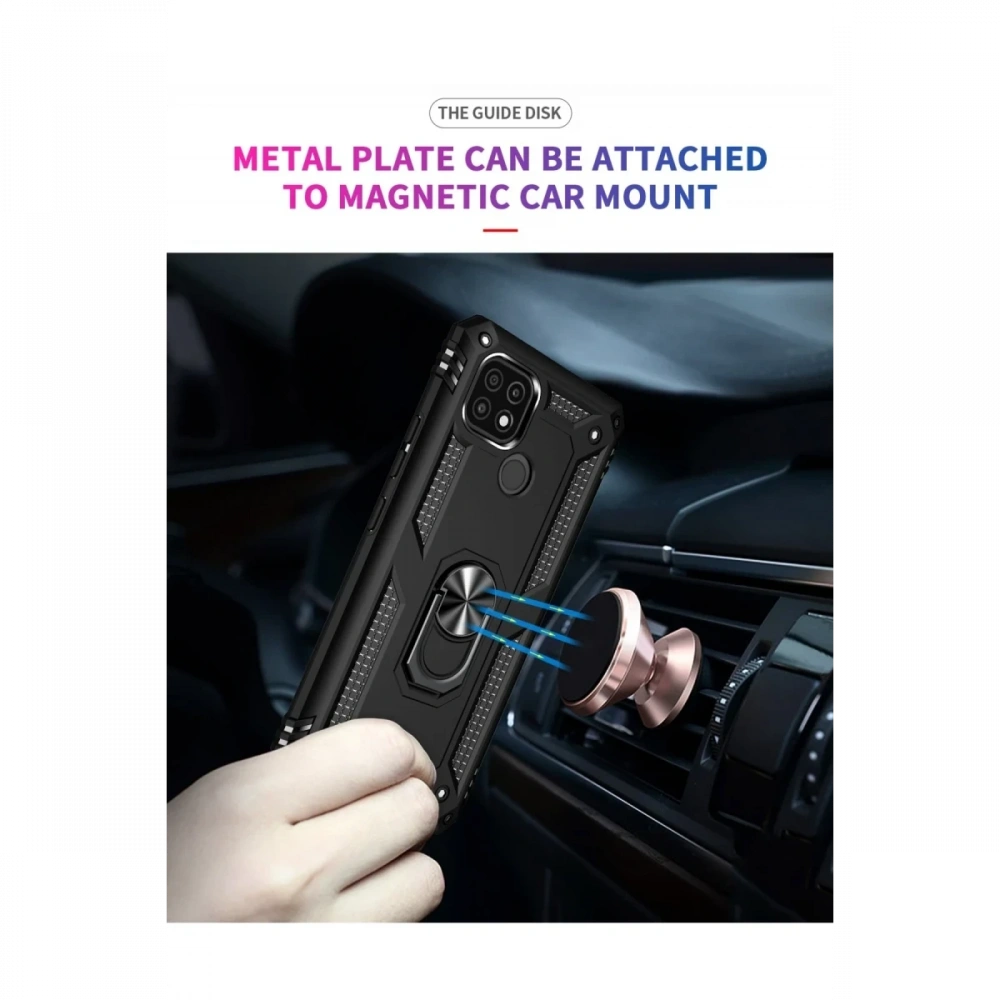KILIFINI SEÇ - Realme C21 Kılıf Sofya Yüzüklü Silikon Kapak