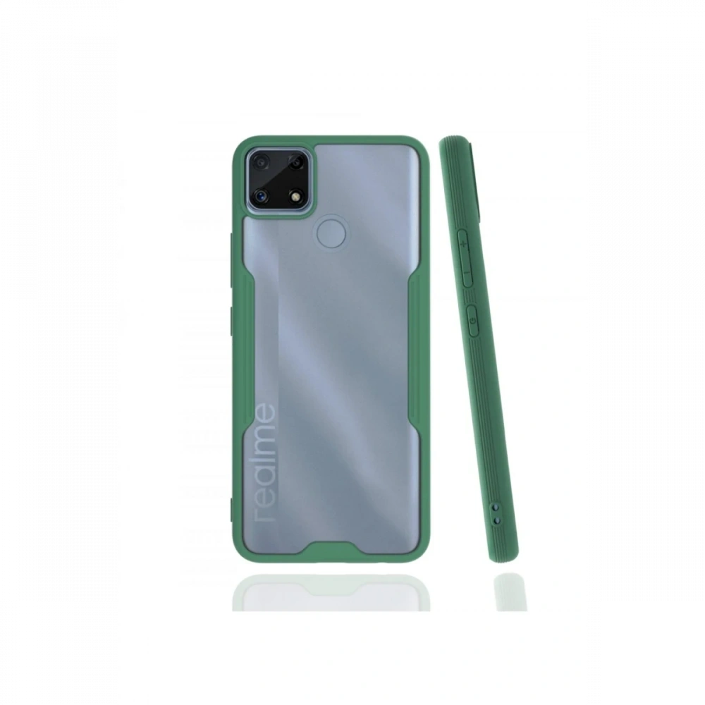 Newface Realme C25 Kılıf Platin Silikon