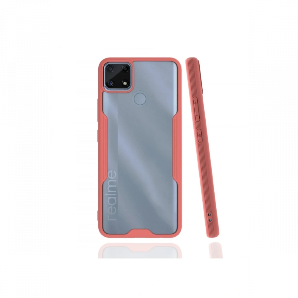 Newface Realme C25 Kılıf Platin Silikon