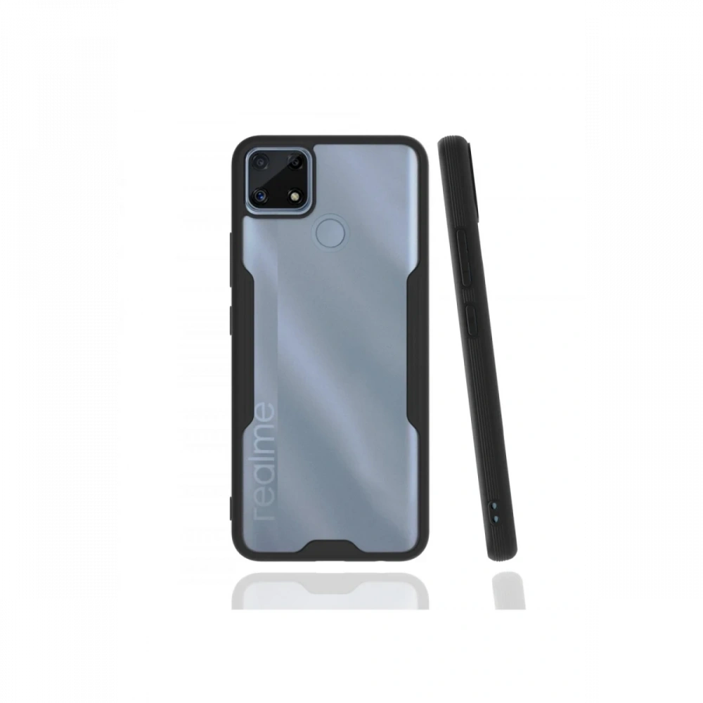Newface Realme C25 Kılıf Platin Silikon