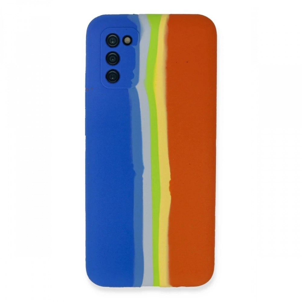 Newface Samsung Galaxy A03S Kılıf Ebruli Lansman Silikon