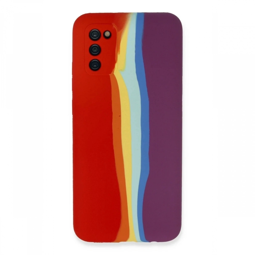 Newface Samsung Galaxy A03S Kılıf Ebruli Lansman Silikon