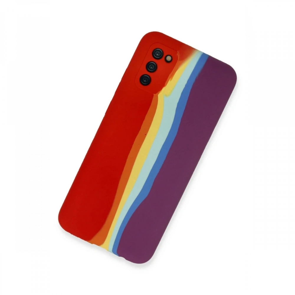 Newface Samsung Galaxy A03S Kılıf Ebruli Lansman Silikon