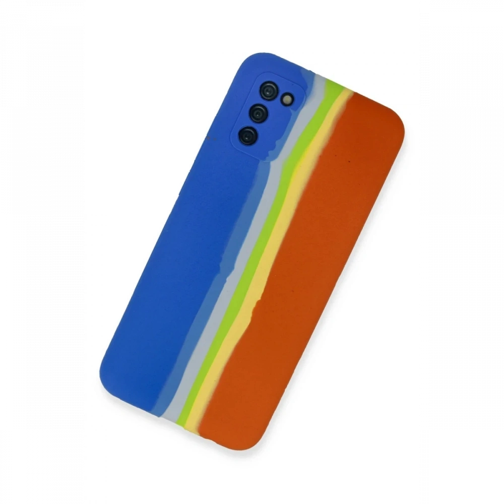 Newface Samsung Galaxy A03S Kılıf Ebruli Lansman Silikon