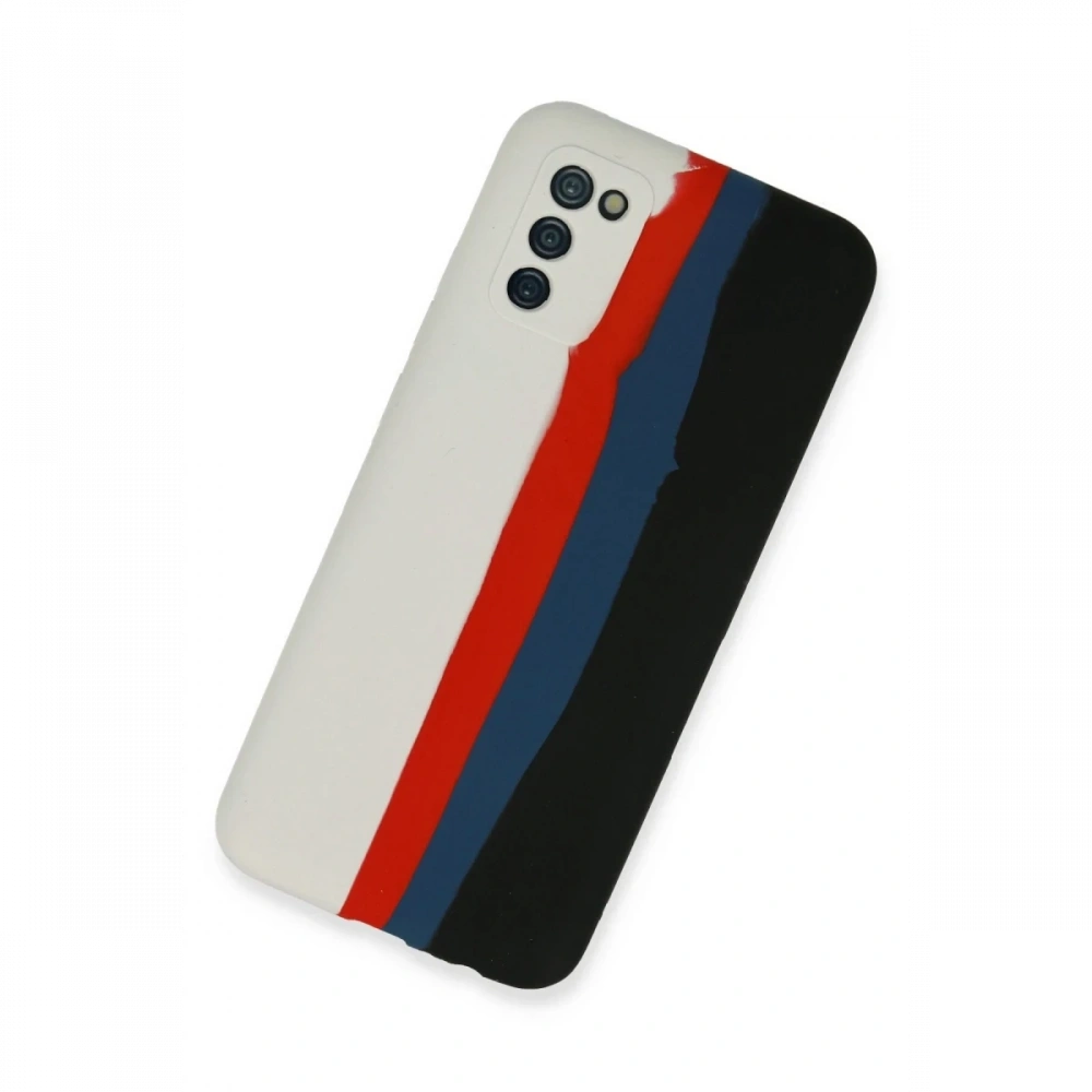 Newface Samsung Galaxy A03S Kılıf Ebruli Lansman Silikon