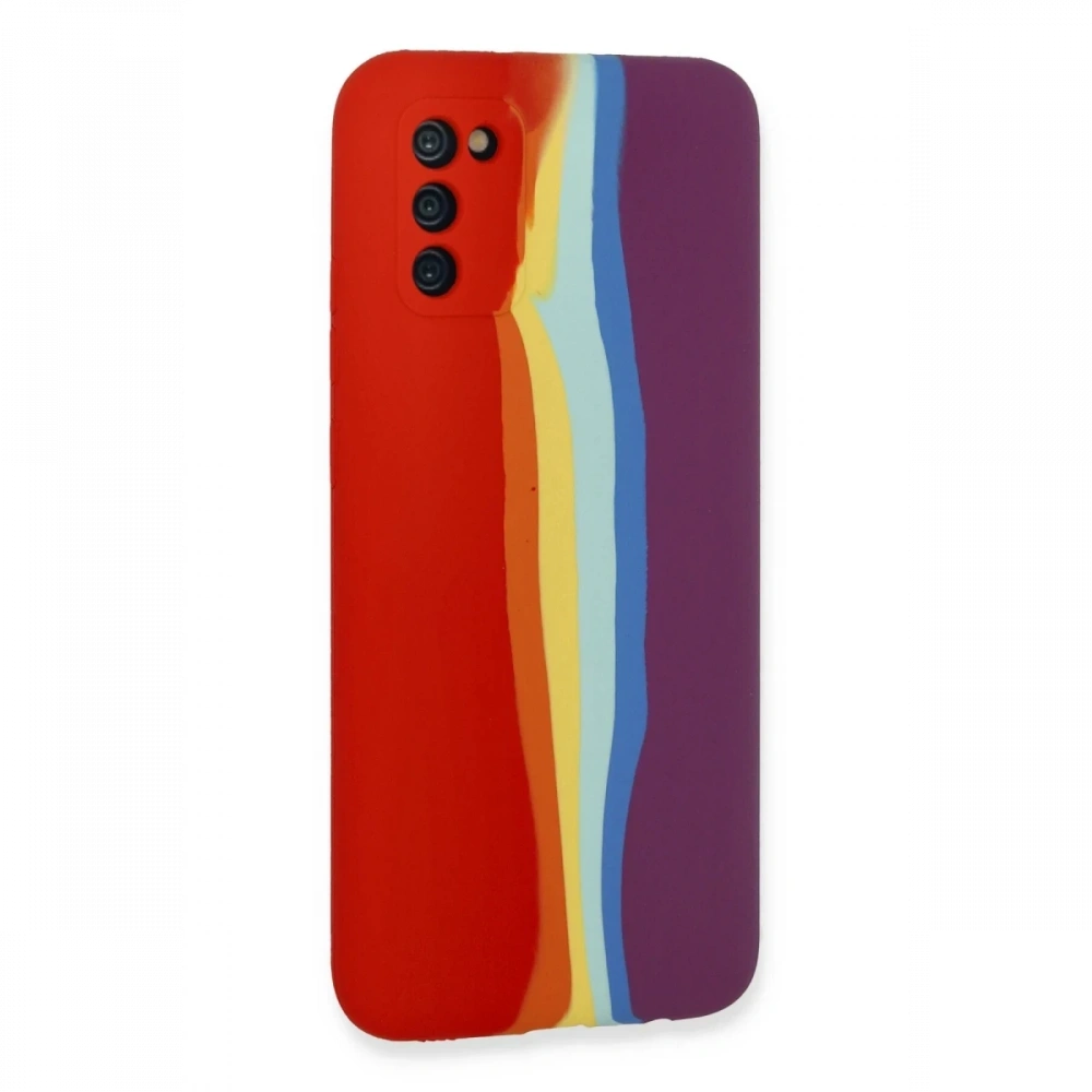 Newface Samsung Galaxy A03S Kılıf Ebruli Lansman Silikon
