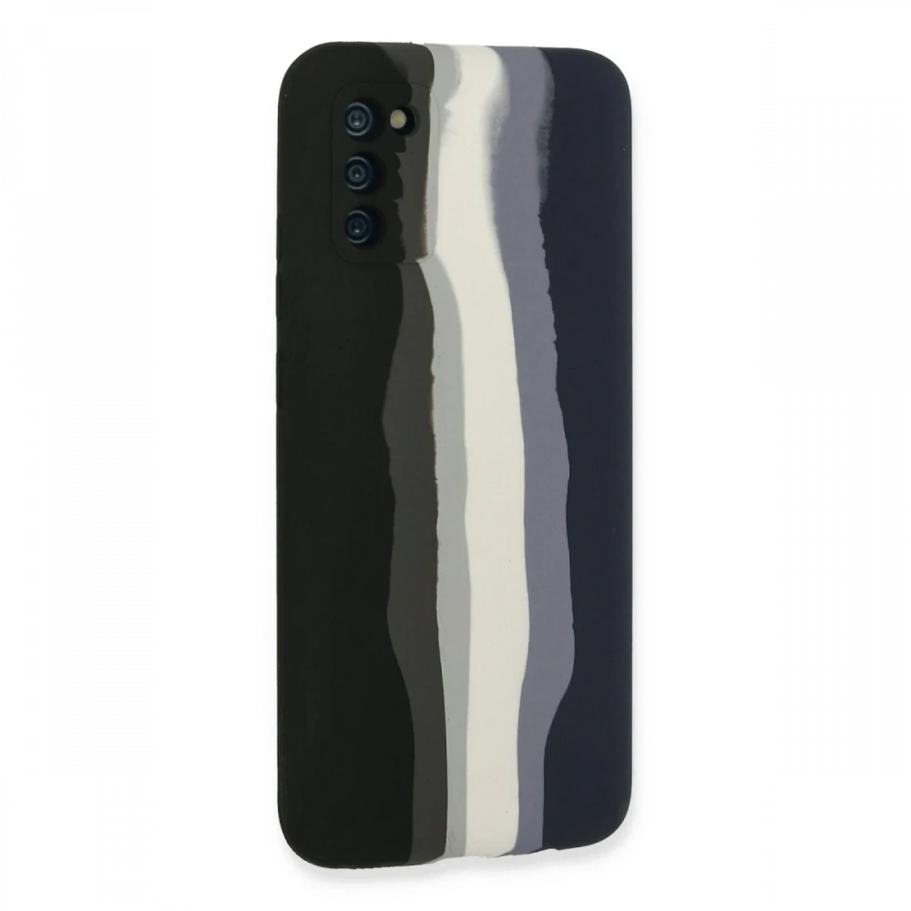 Newface Samsung Galaxy A03S Kılıf Ebruli Lansman Silikon