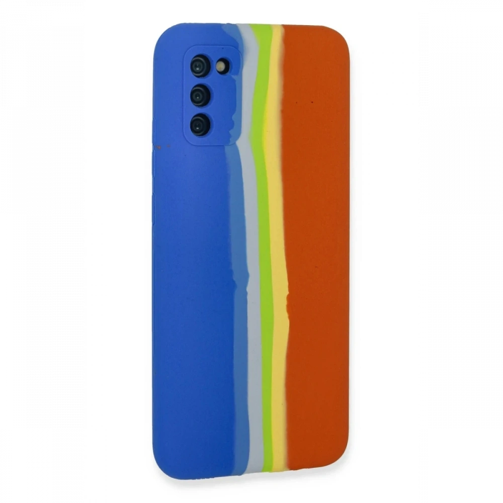 Newface Samsung Galaxy A03S Kılıf Ebruli Lansman Silikon