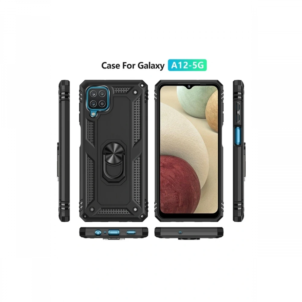 KILIFINI SEÇ - Samsung Galaxy A22 Kılıf Sofya Yüzüklü Silikon Kapak