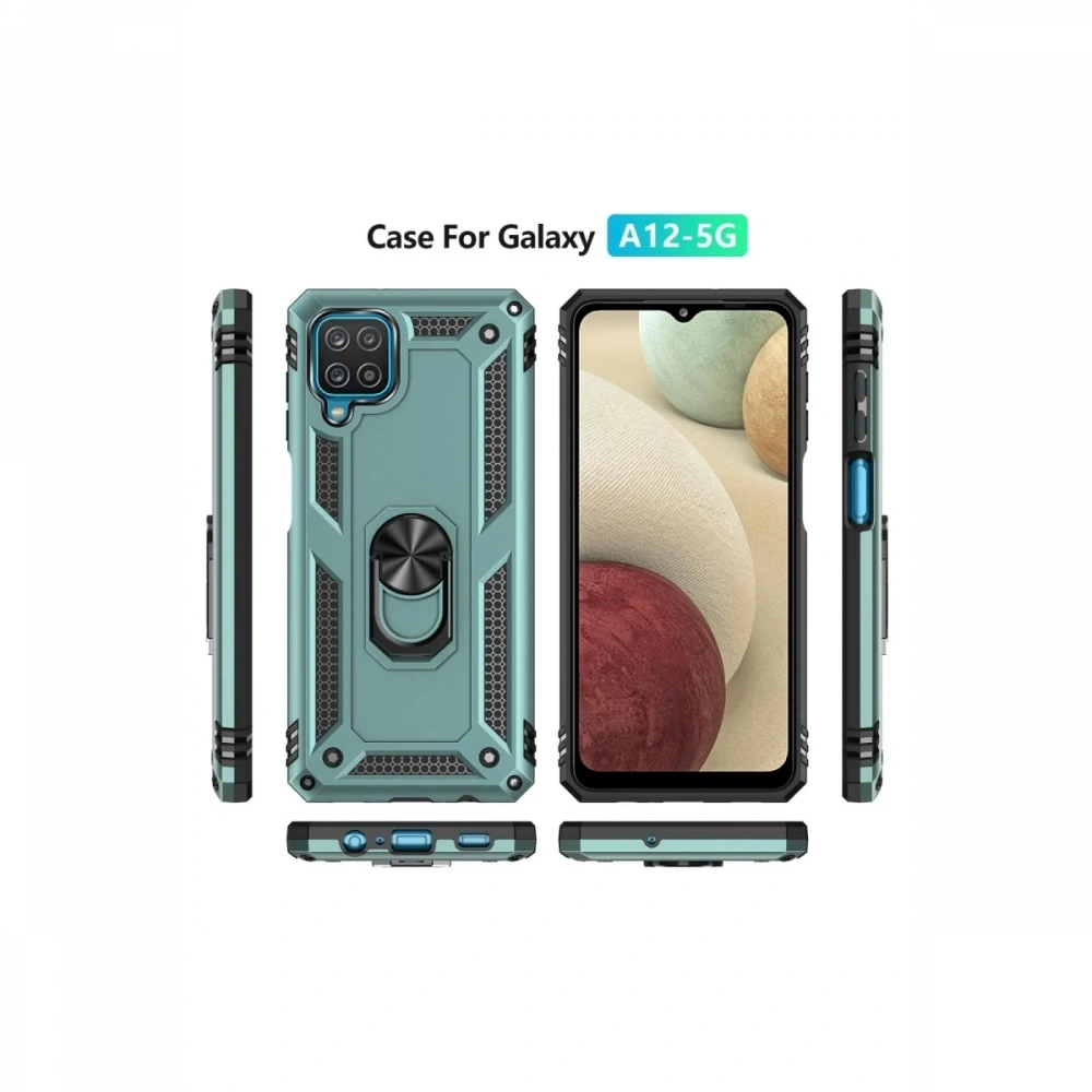 KILIFINI SEÇ - Samsung Galaxy A22 Kılıf Sofya Yüzüklü Silikon Kapak