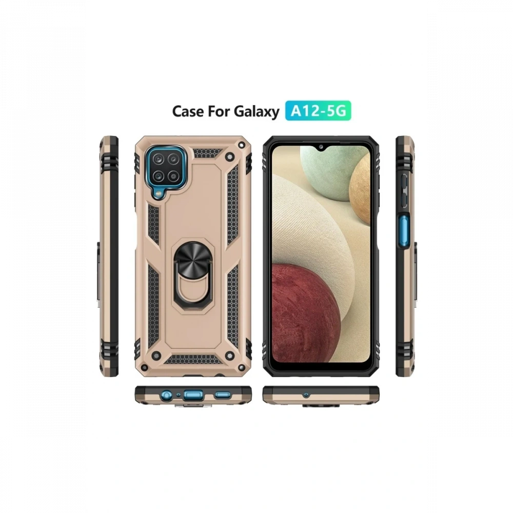 KILIFINI SEÇ - Samsung Galaxy A22 Kılıf Sofya Yüzüklü Silikon Kapak