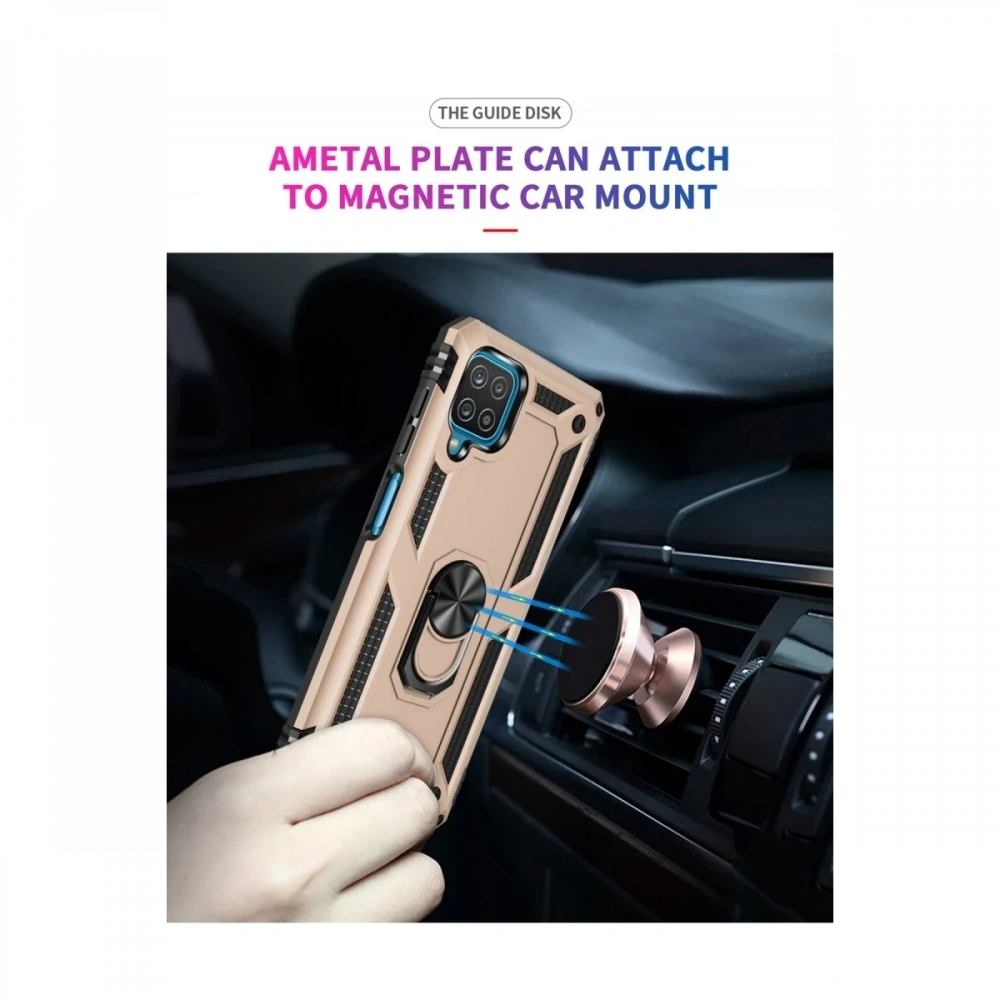 KILIFINI SEÇ - Samsung Galaxy A22 Kılıf Sofya Yüzüklü Silikon Kapak