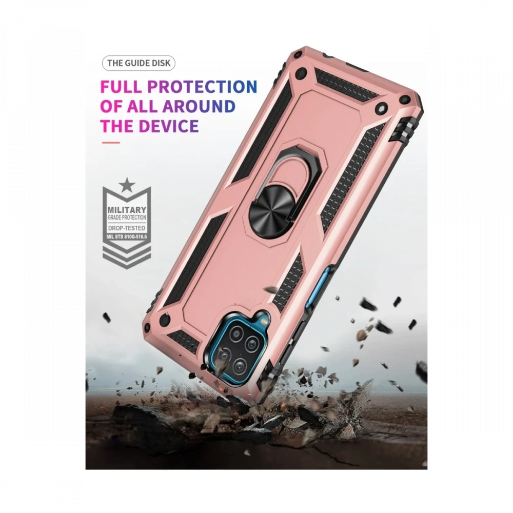 KILIFINI SEÇ - Samsung Galaxy A22 Kılıf Sofya Yüzüklü Silikon Kapak