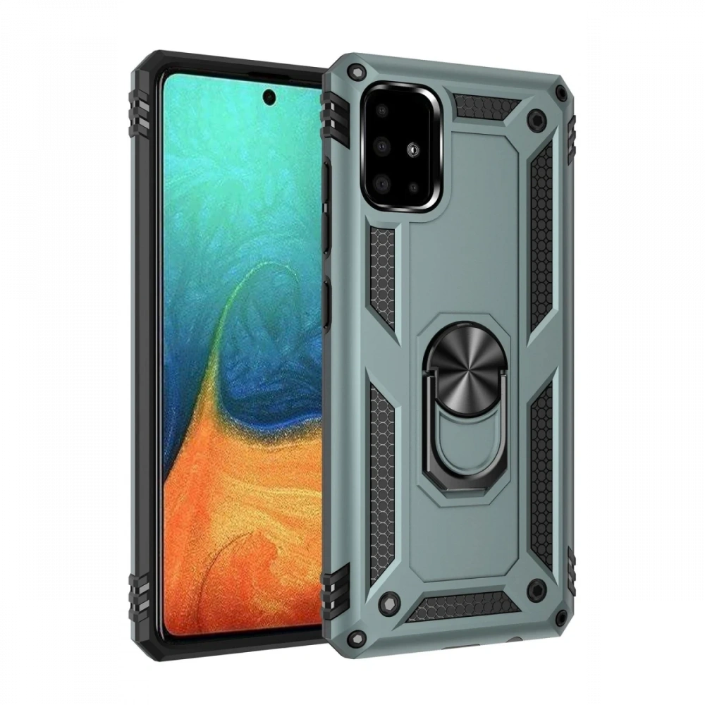 KILIFINI SEÇ - Samsung Galaxy A71 Kılıf Sofya Yüzüklü Silikon Kapak