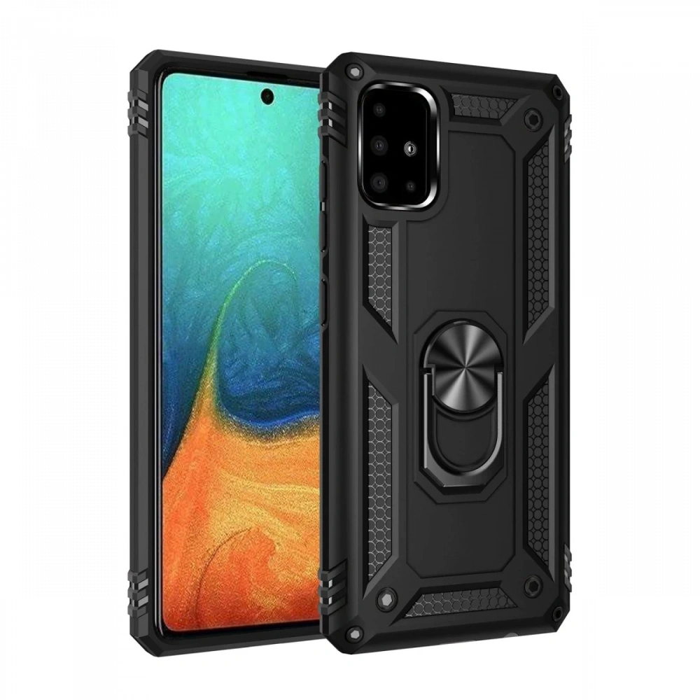 KILIFINI SEÇ - Samsung Galaxy A71 Kılıf Sofya Yüzüklü Silikon Kapak
