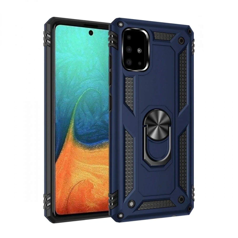 KILIFINI SEÇ - Samsung Galaxy A71 Kılıf Sofya Yüzüklü Silikon Kapak