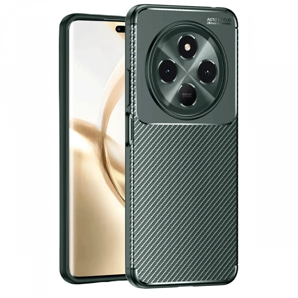 Newface Tecno Spark 30 Kılıf Auto Focus Karbon Kapak
