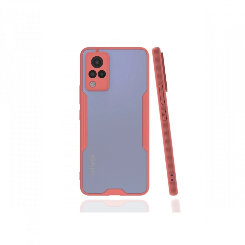 KILIFINI SEÇ - Vivo V21 Kılıf Platin Silikon