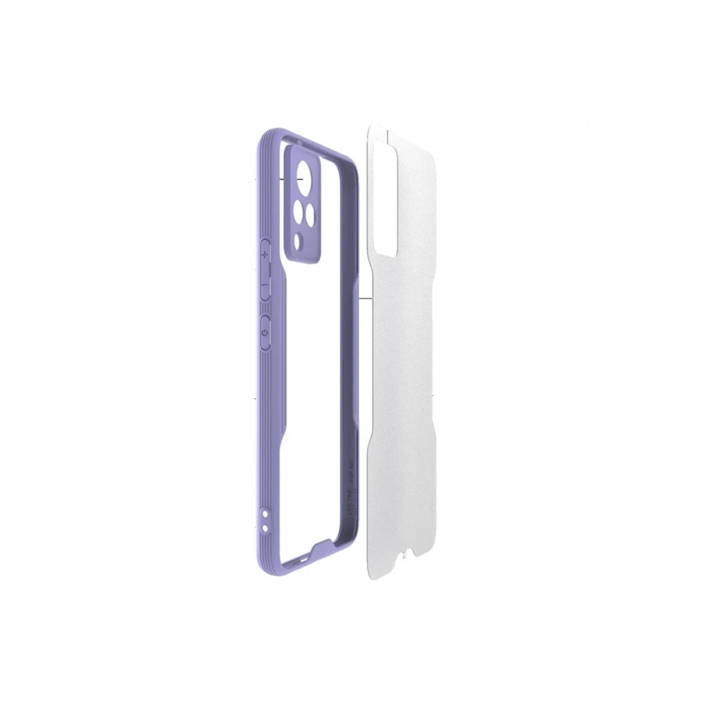 KILIFINI SEÇ - Vivo V21 Kılıf Platin Silikon