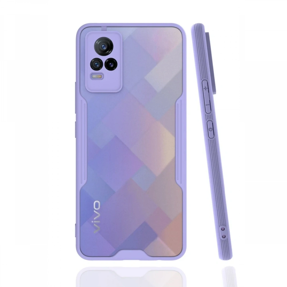 KILIFINI SEÇ - Vivo V21e Kılıf Platin Silikon