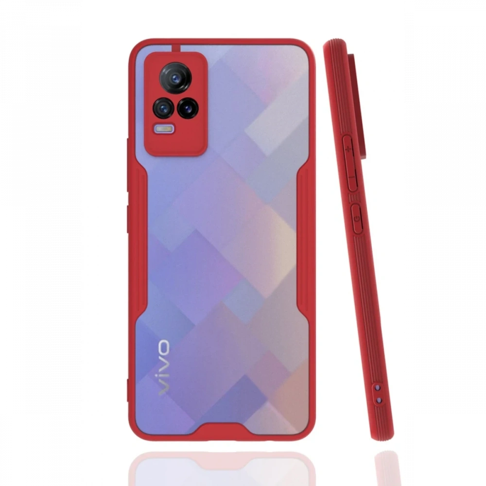 KILIFINI SEÇ - Vivo V21e Kılıf Platin Silikon