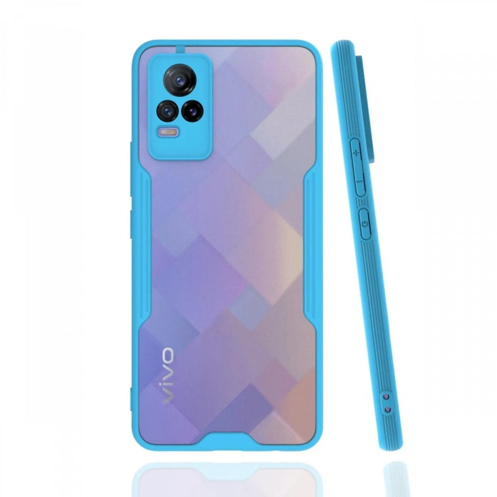 KILIFINI SEÇ - Vivo V21e Kılıf Platin Silikon