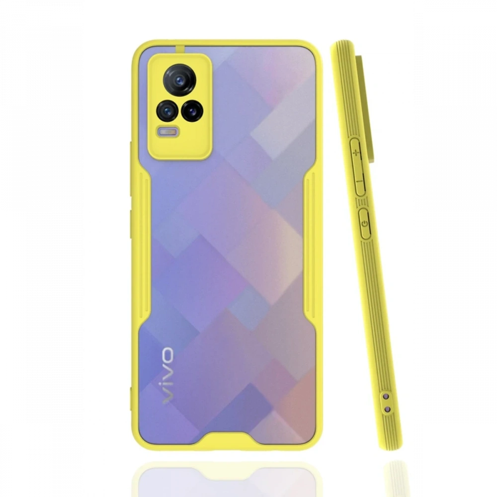 KILIFINI SEÇ - Vivo V21e Kılıf Platin Silikon