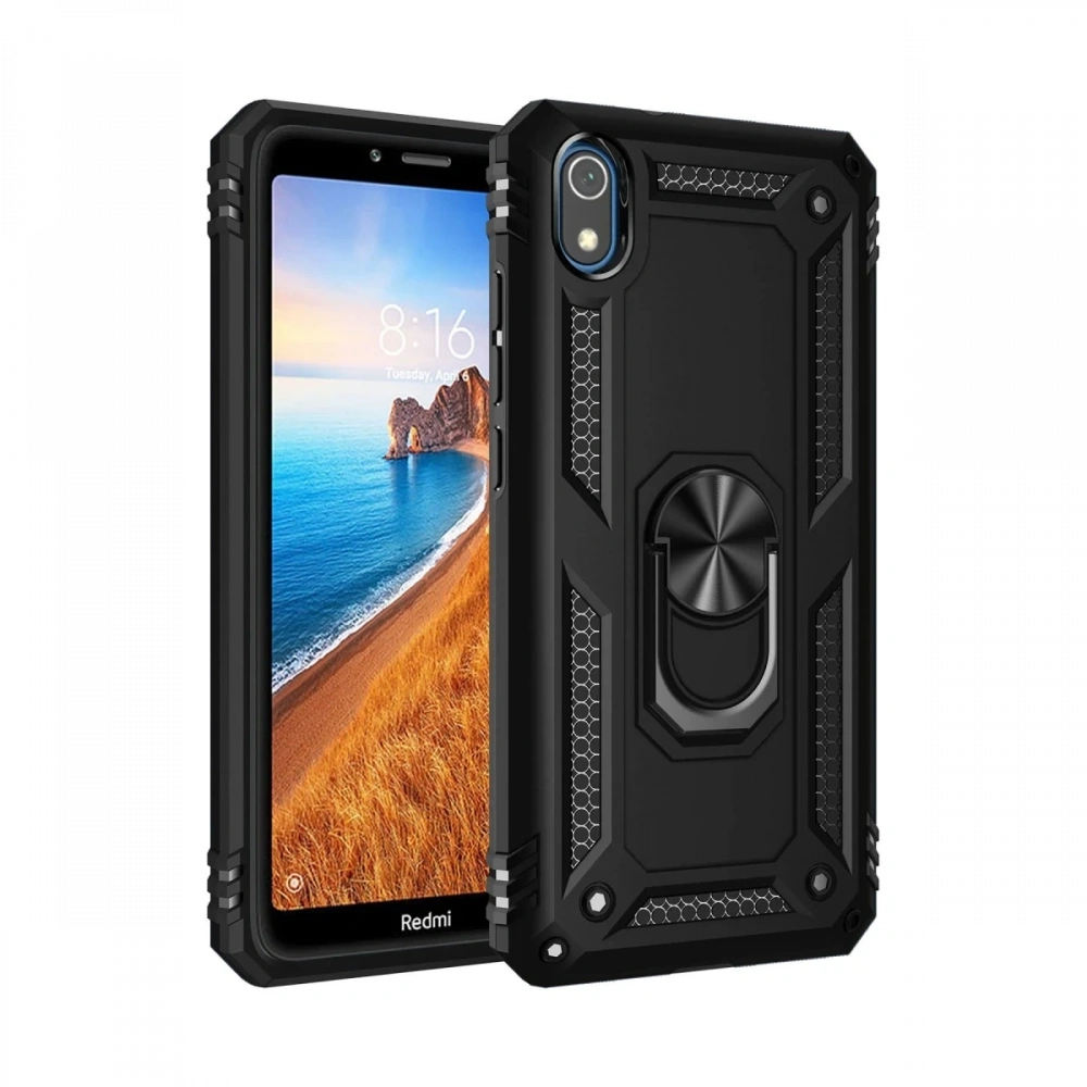KILIFINI SEÇ - Xiaomi Redmi 7A Kılıf Sofya Yüzüklü Silikon Kapak