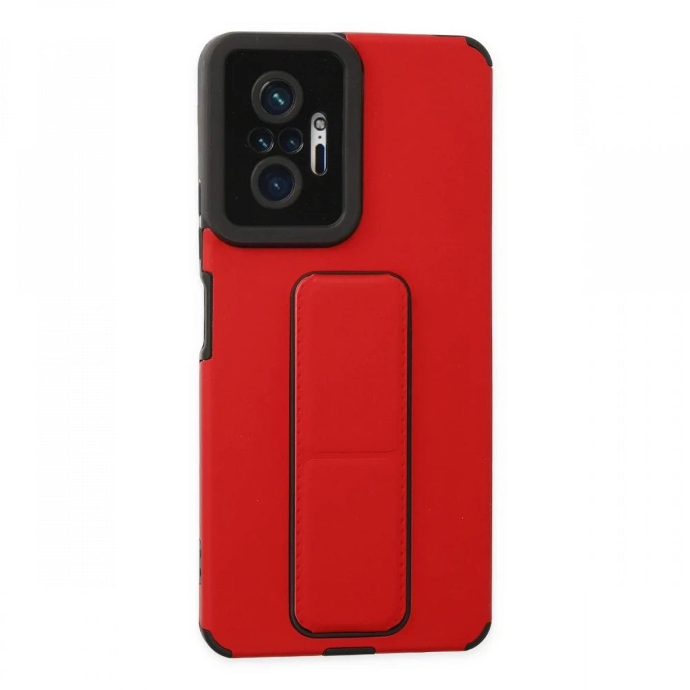 KILIFINI SEÇ - Xiaomi Redmi Note 10 Pro Kılıf Mega Standlı Silikon
