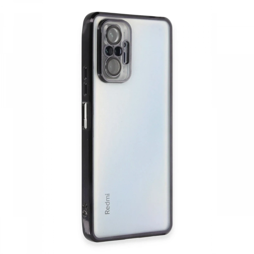 Newface Xiaomi Redmi Note 10 Pro Kılıf Razer Lensli Silikon