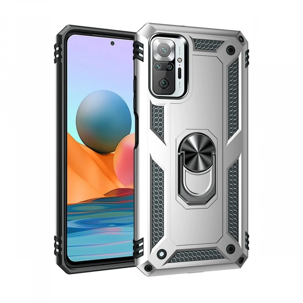 KILIFINI SEÇ - Xiaomi Redmi Note 10 Pro Kılıf Sofya Yüzüklü Silikon Kapak