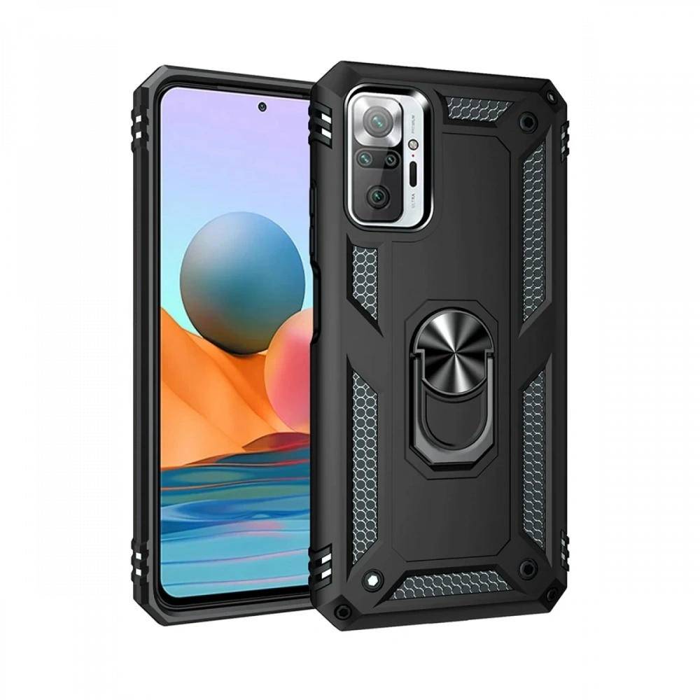 KILIFINI SEÇ - Xiaomi Redmi Note 10 Pro Kılıf Sofya Yüzüklü Silikon Kapak